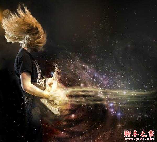 ‘Photoshop设计制作出动感的摇滚音乐海报‘