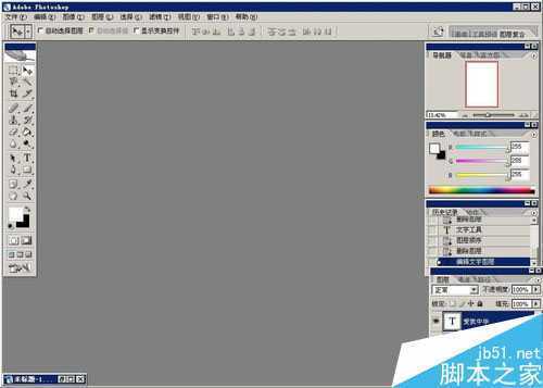 ‘photoshop输入文字不显示文字看不到如何解决
