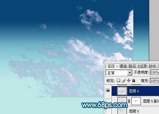 ‘Photoshop制作一只创意的云彩雄鹰‘