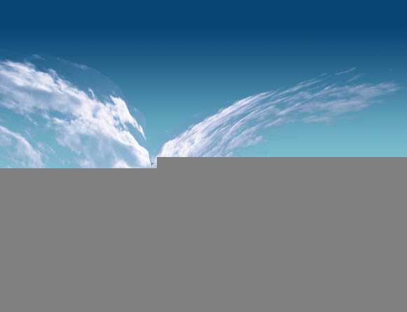 ‘Photoshop制作一只创意的云彩雄鹰‘