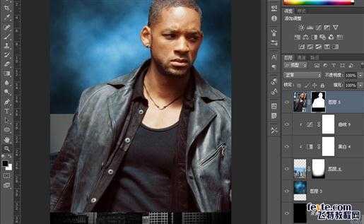 ‘PS合成超酷的电影海报教程之《我，机器人》