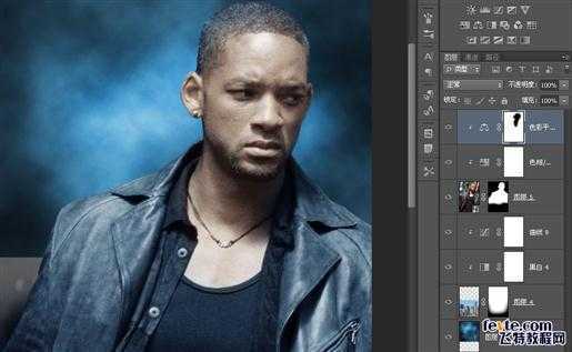 ‘PS合成超酷的电影海报教程之《我，机器人》