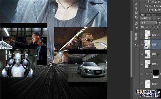 ‘PS合成超酷的电影海报教程之《我，机器人》