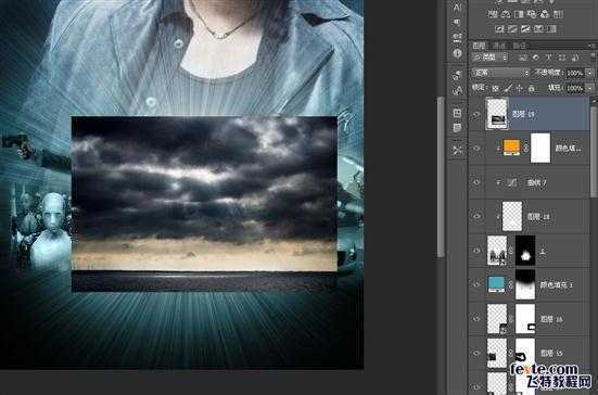 ‘PS合成超酷的电影海报教程之《我，机器人》
