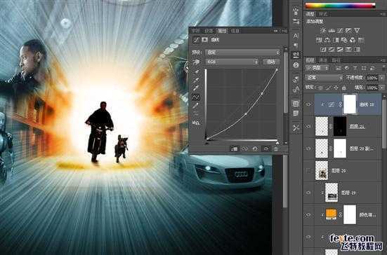 ‘PS合成超酷的电影海报教程之《我，机器人》
