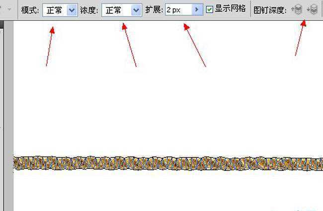 ‘photoshop将利用CS5操控变形工具把绳子扭曲成想要的文字效果‘