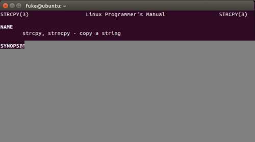 ubuntu man 帮助文档不全