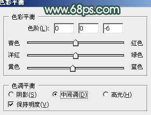 ‘Photoshop为湖边的美女调制出童话中的梦幻青色调‘