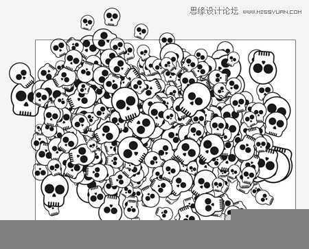 Illustrator给滑板添加骷髅图案效果,PS教程,思缘教程网