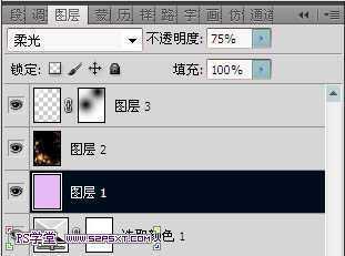 ‘Photoshop为偏暗的室内人像图片打造出梦幻的紫色‘