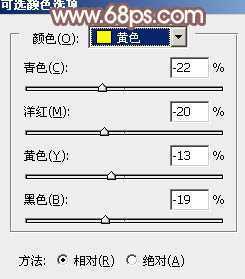 ‘Photoshop为树林小路上的美女调制出唯美的秋季淡暖色‘