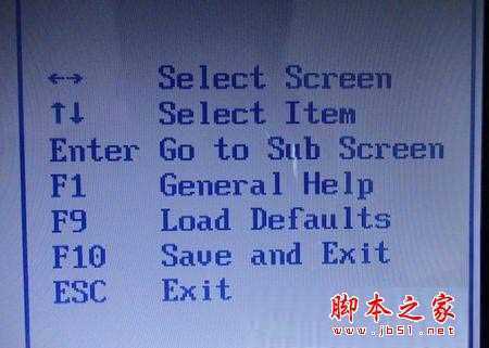 BIOS设置中的操作方法