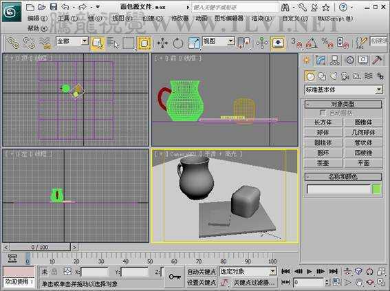 3DSMAX制作静物场景 脚本之家 3DSMAX建模教程