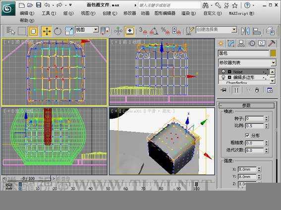 3DSMAX制作静物场景 脚本之家 3DSMAX建模教程