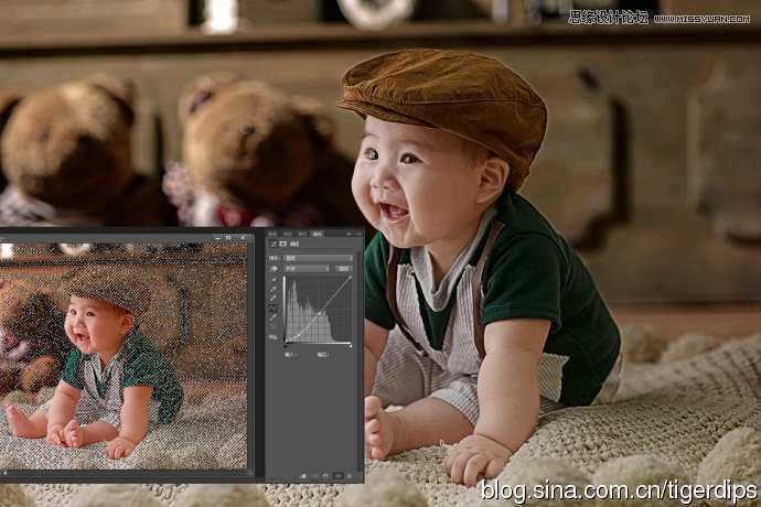 ‘Photoshop利用通道调出细腻富有层次感的儿童照片‘
