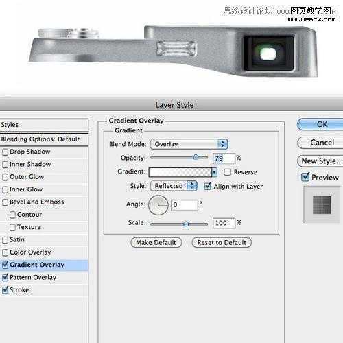 ‘Photoshop创建富士X100相机图标的制作教程‘