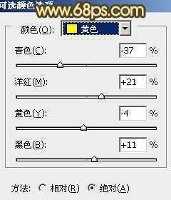 ‘Photoshop将树林婚片打造出经典暗调青黄色效果‘