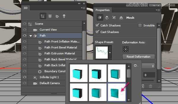 ‘Photoshop绘制超酷的3D门牌艺术字教程‘