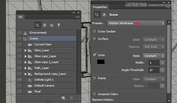 ‘Photoshop绘制超酷的3D门牌艺术字教程‘