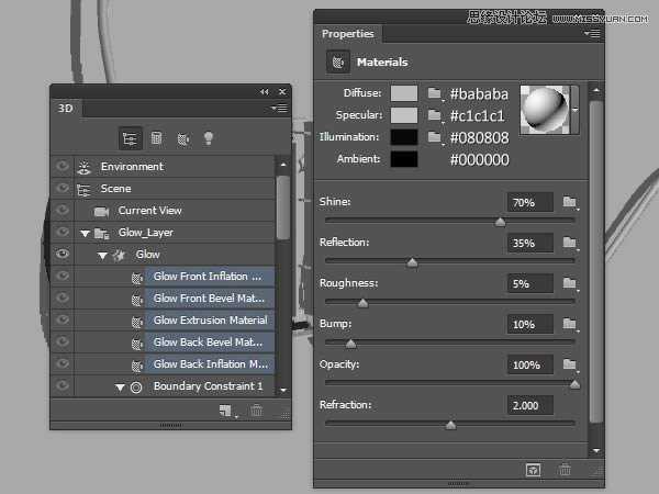 ‘Photoshop绘制超酷的3D门牌艺术字教程‘
