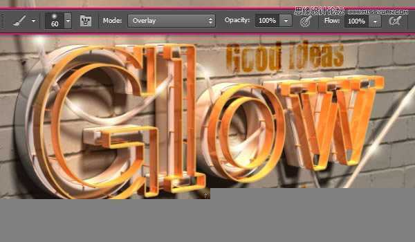 ‘Photoshop绘制超酷的3D门牌艺术字教程‘