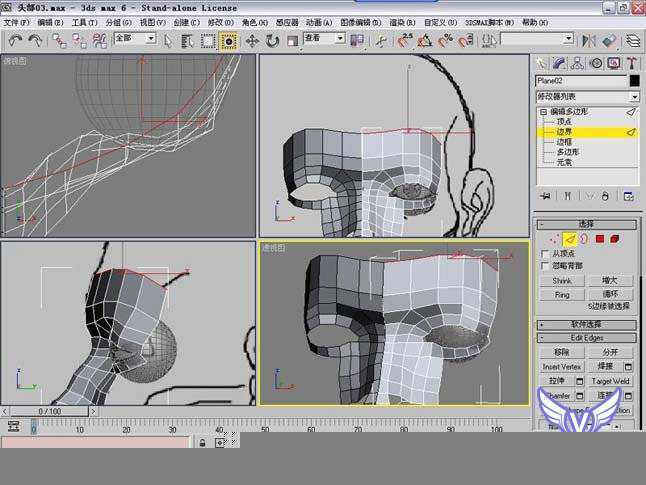3dmax人头建模教程 脚本之家 3DSMAX建模教程