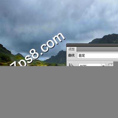 ‘photoshop制作出瀑布城堡的合成教程（二）‘