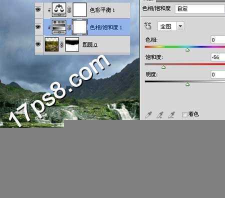 ‘photoshop制作出瀑布城堡的合成教程（二）‘