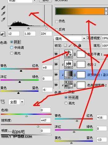 ‘photoshop合成站在阳台上的欣赏落日的美女‘