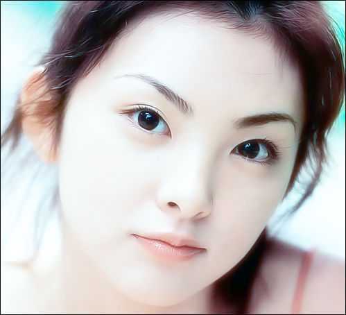 ‘ps磨皮美白打造心动美女