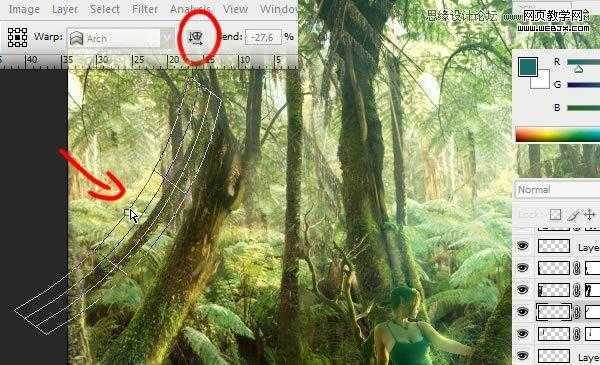 ‘Photoshop合成风景优美梦幻的景观全景创意教程‘