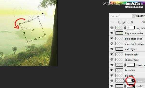‘Photoshop合成风景优美梦幻的景观全景创意教程‘
