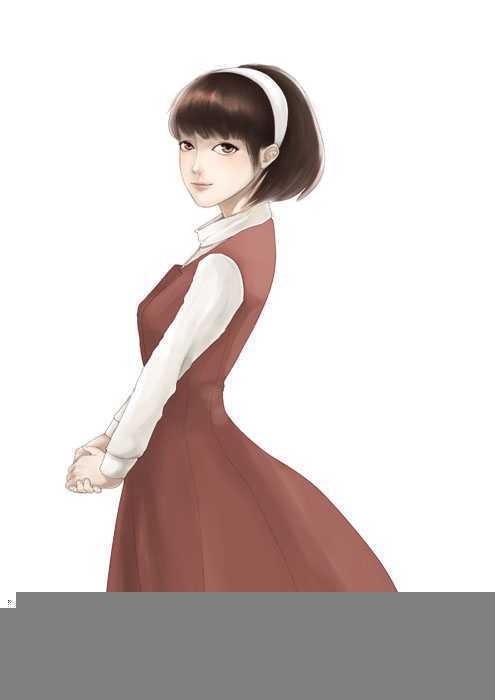 ‘photoshop鼠绘出漂亮的民国美少女卡通画效果‘