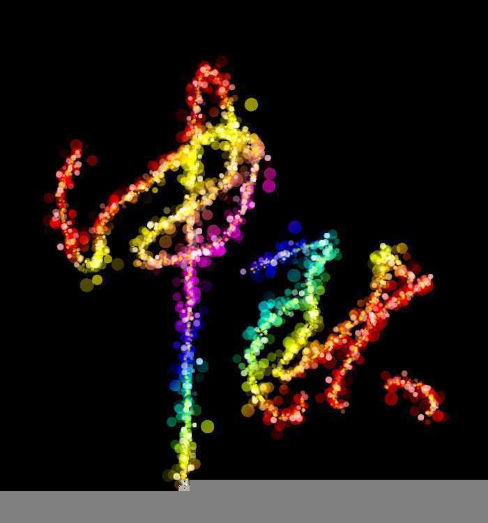 ‘Photoshop打造出唯美的中秋霓虹光斑字‘