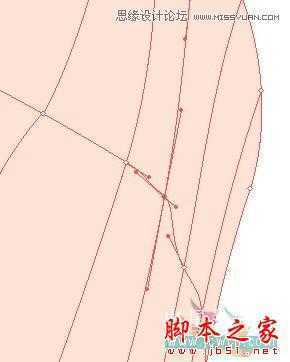 Illustrator网格工具绘制写实美女教程,脚本之家