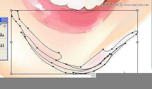 Illustrator网格工具绘制写实美女教程,脚本之家