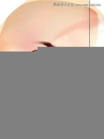 Illustrator网格工具绘制写实美女教程,脚本之家