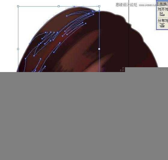 Illustrator网格工具绘制写实美女教程,脚本之家