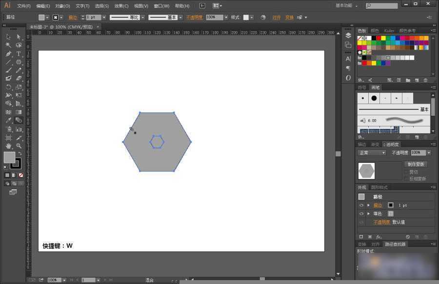 AI打造漂亮六边形无缝拼接背景 脚本之家 AI实例教程 技术分享