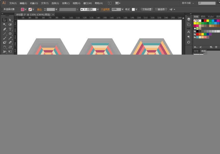 AI打造漂亮六边形无缝拼接背景 脚本之家 AI实例教程 技术分享