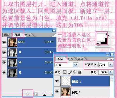 ‘photoshop将手机图片处理成粉色的非主流效果‘