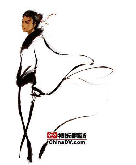 Painter绘制写意国画人物 脚本之家 painter教程