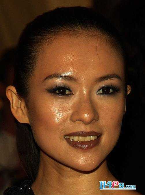 ‘PS为油光满面的暗黄照片修复磨皮美容‘