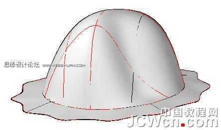 AutoCAD 2011教程：用曲面命令制作帽子,PS教程,思缘教程网