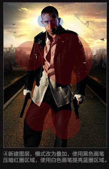 ‘Photoshop制作超酷的枪战片电影海报教程‘