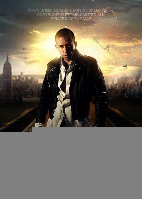 ‘Photoshop制作超酷的枪战片电影海报教程‘