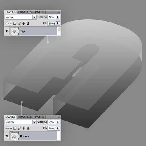 ‘Photoshop设计制作七彩缤纷多层水晶立体字教程‘