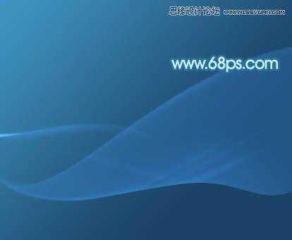 ‘教你用PS设计蓝色时尚的动感背景‘