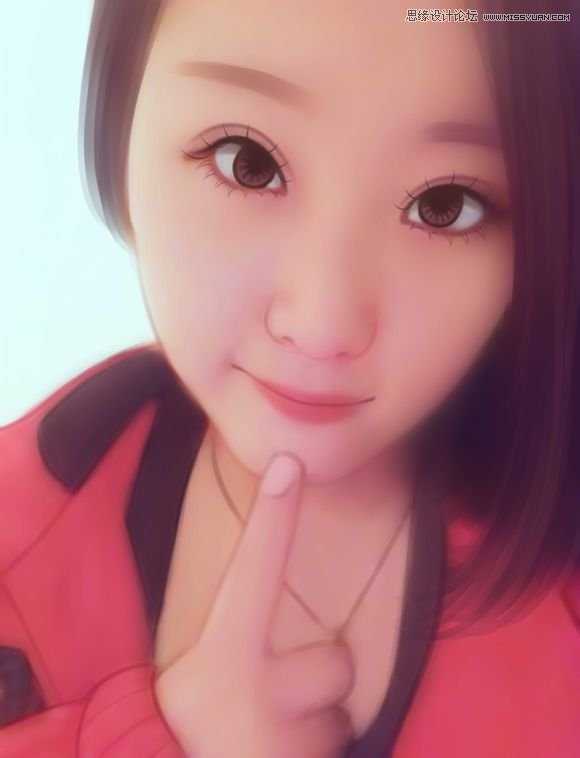 ‘Photoshop把手机模糊照片转为唯美的手绘效果‘