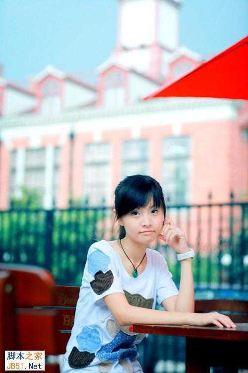 ‘PS将外景人物图片调出漂亮的糖水阿宝色调‘